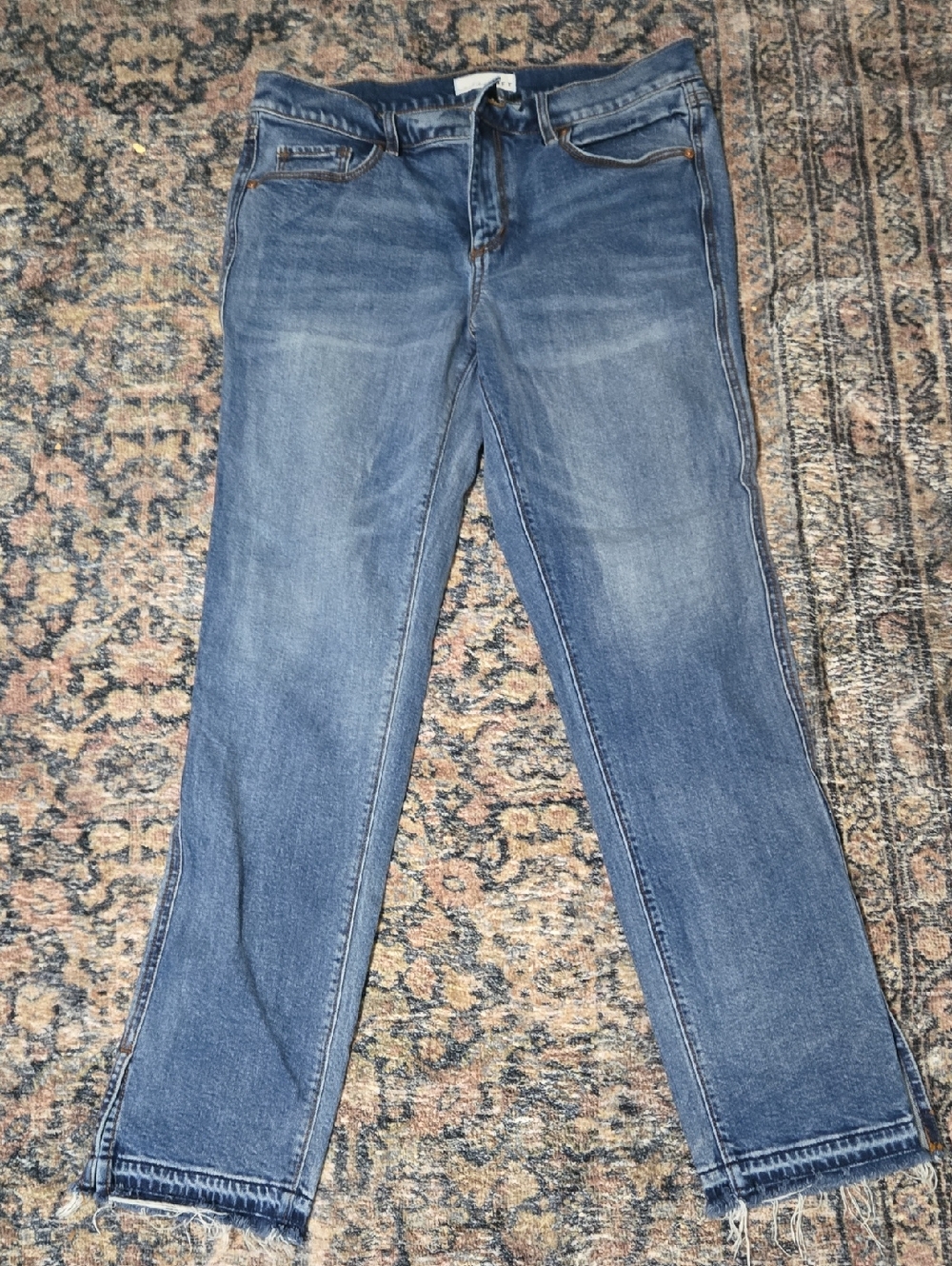 LOFT Women's Medium Blue Straight-Leg Jeans